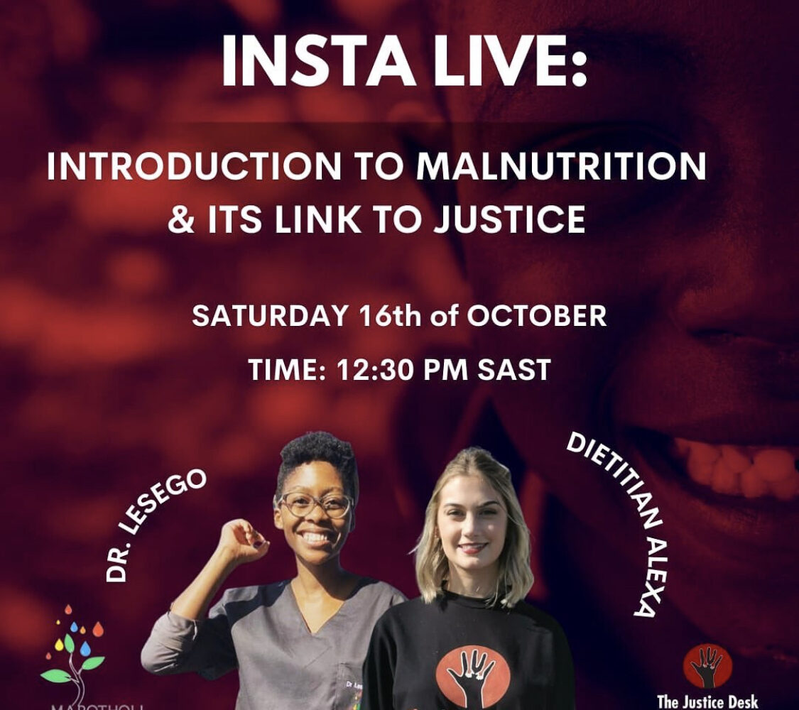 Malnutrition and its link to justice and children’s rights in South Africa